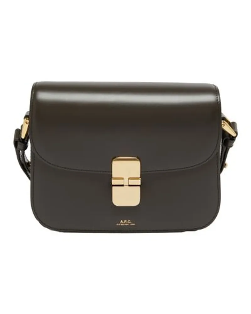 A.P.C. Kleine Schultertasche Grace Grey