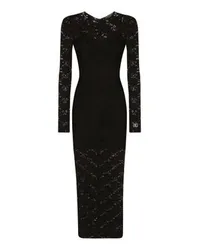 Dolce & Gabbana Langes Kleid Black