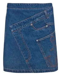 J.W.Anderson Mini-Jeansrock mit Twist Blue