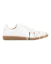 Maison Margiela Replica Sneakers mit Farbeffekt White