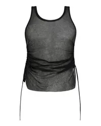 Ann Demeulemeester Zerknittertes Tanktop Black