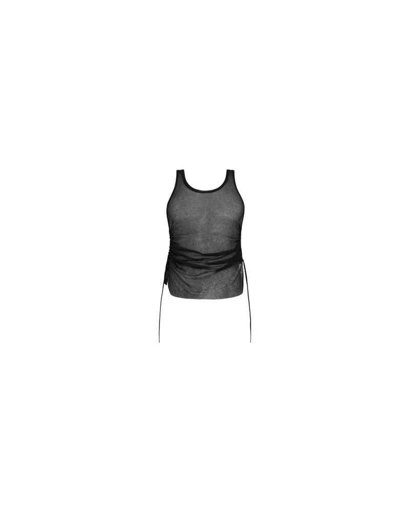 Ann Demeulemeester Zerknittertes Tanktop Black