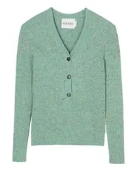 Closed Henley-Shirt mit V-Kragen Green