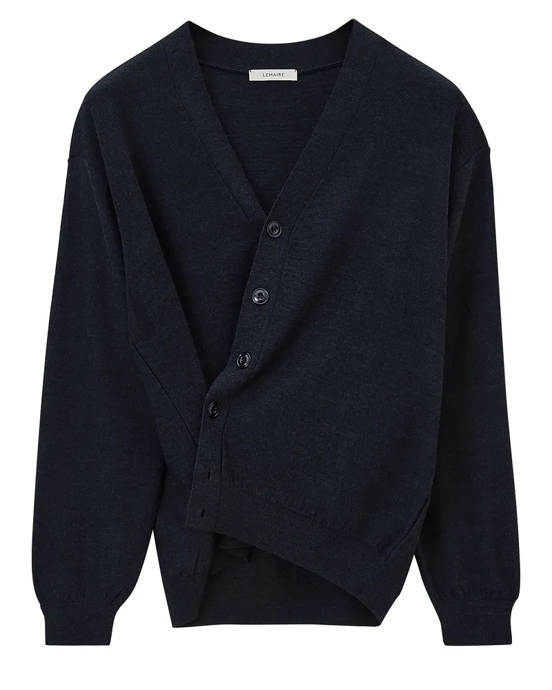 Christophe Lemaire Relaxed Cardigan mit Twist-Effekt 