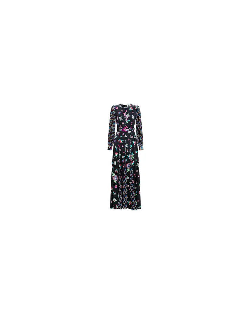 Diane von Furstenberg Langarm-Kleid Elliot Multicolor