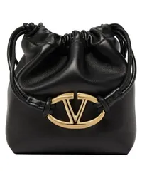 Valentino Garavani Mini-Tasche Vlogo Pouf Black