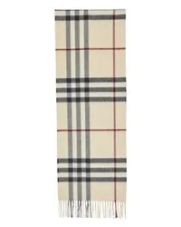 Burberry Großkarierter Schal Beige