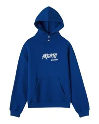 Axel Arigato Hoodie mit Arigato Tag Blue