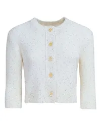 Marni Glitzernder Woll-Cardigan White