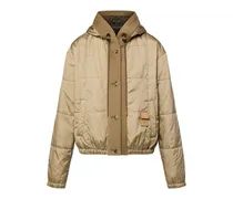 Steppjacke aus Ripstop mit Kapuze