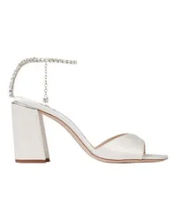 Jimmy Choo Sandalen Saeda 85 White