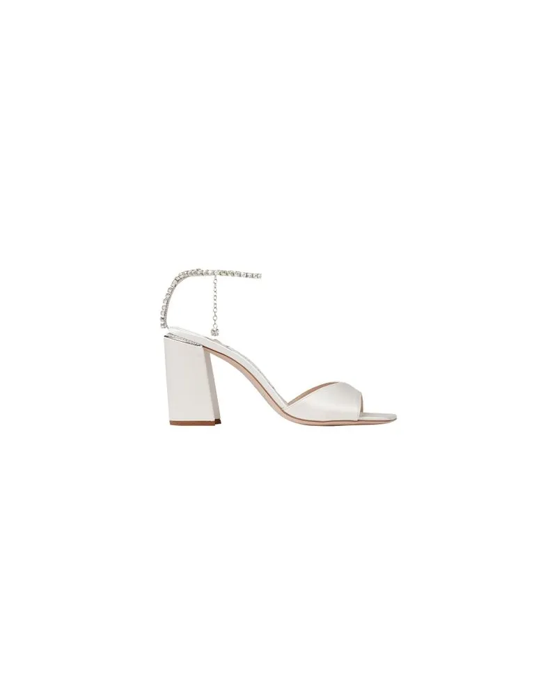 Jimmy Choo Sandalen Saeda 85 White