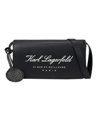 Karl Lagerfeld Hotel Karl Schultertasche Black