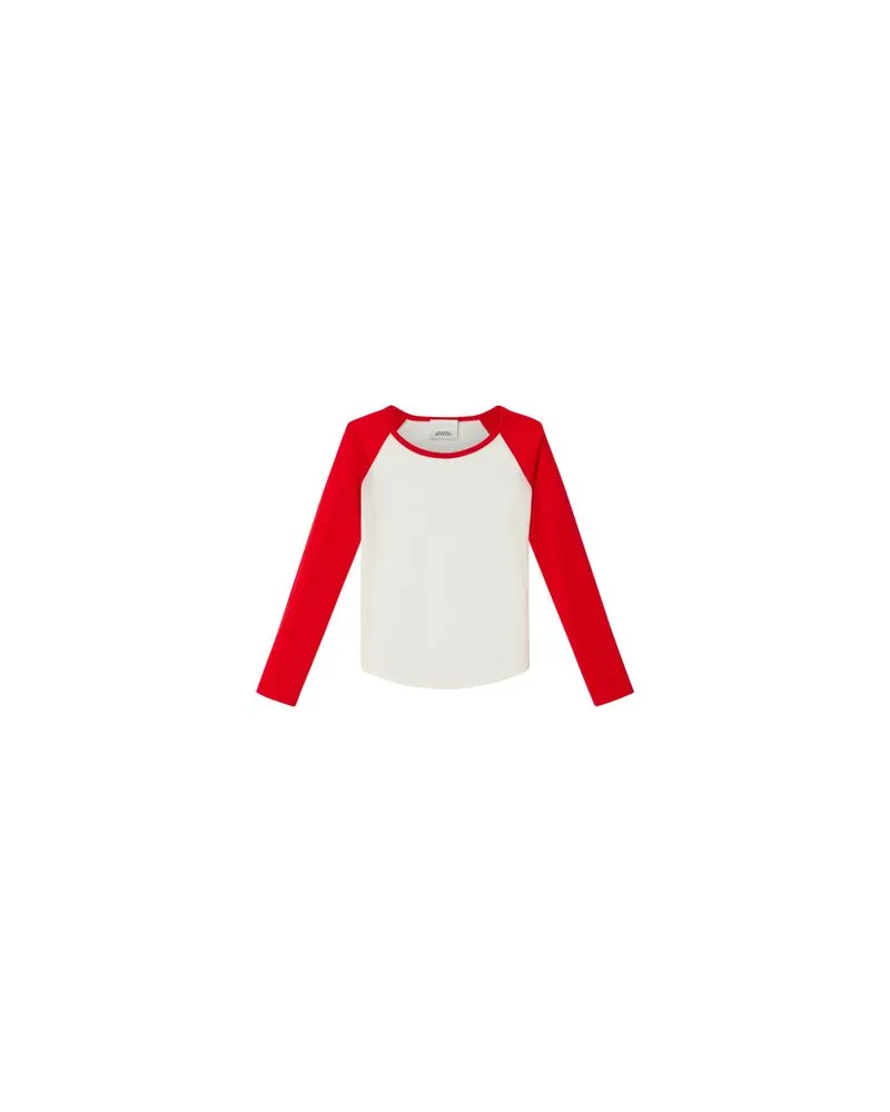 Isabel Marant Rundhalspullover Grid Off-white