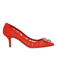 Dolce & Gabbana Spitzen-Pumps Rainbow Red