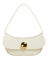 Marni Handgefertigte Hobo-Tasche Butterfly Beige