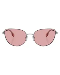 Burberry Cat-Eye-Sonnenbrille Harper Silver