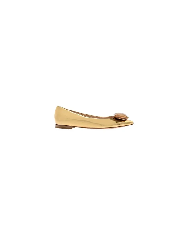 Gianvito Rossi Ballerinas Jaipur 05 Gold