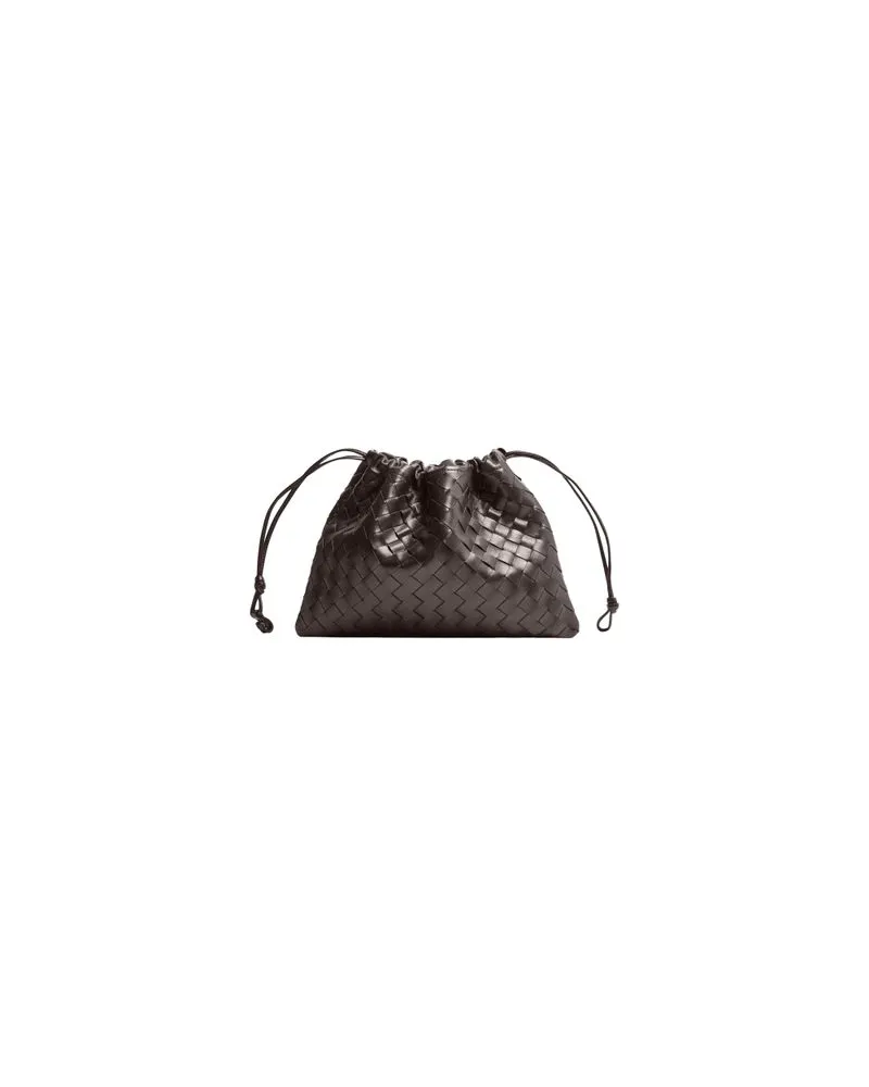 Bottega Veneta Kleine Tasche Parachute Gold