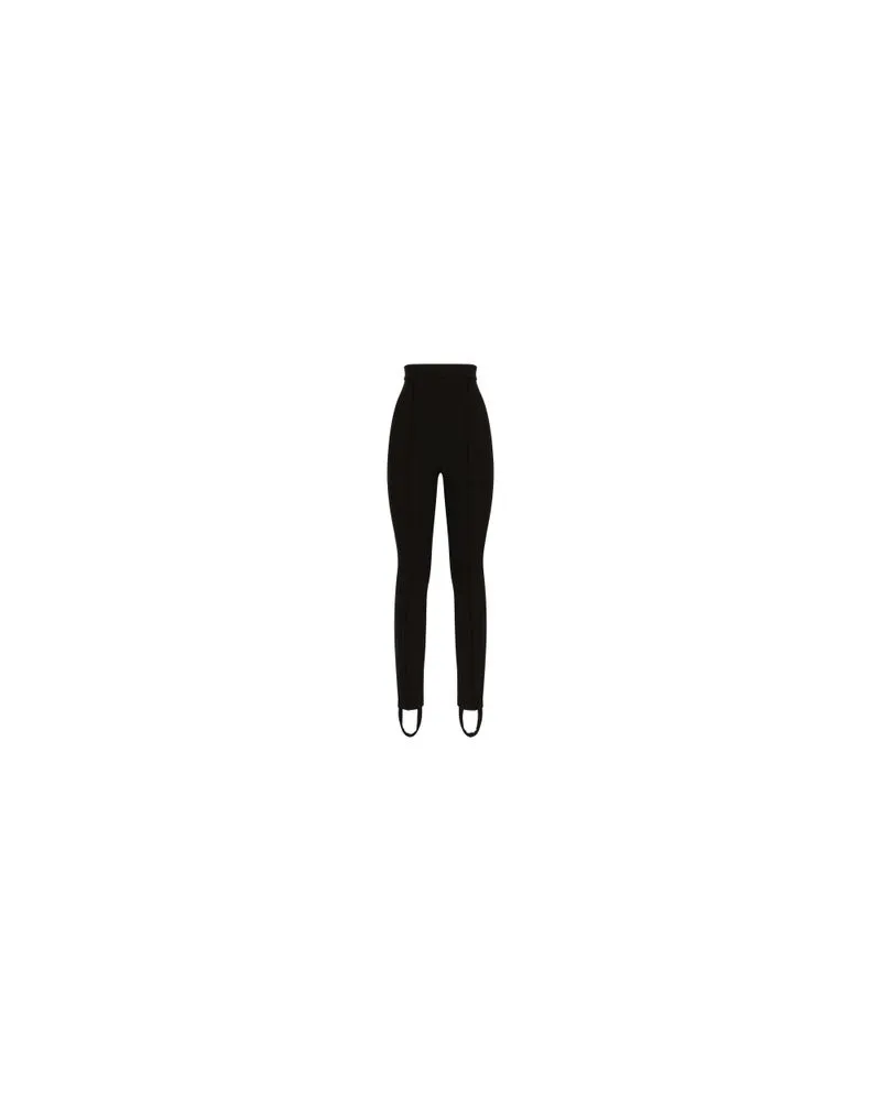 Dolce & Gabbana Jersey-Leggings Black