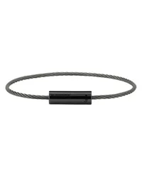 Le Gramme Kabelarmband le 5g schwarze Keramik glatt poliert Black