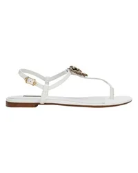 Dolce & Gabbana Flip-Flops Devotion White