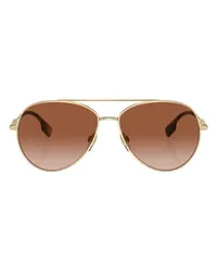 Burberry BE3147 Sonnenbrille Pilot Gold