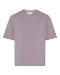 AMI Paris Kurzarm-T-Shirt Purple