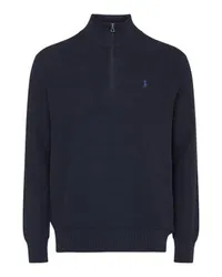 Ralph Lauren Sweatshirt mit Reißverschlusskragen Navy