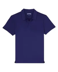 Vilebrequin Einfarbiges Poloshirt Blue