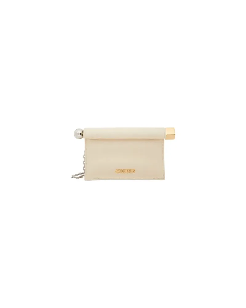 Jacquemus Clutch La Petite Pochette Rond C White