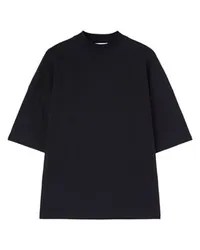 Jil Sander T-Shirt mit Rundhalsausschnitt Blue