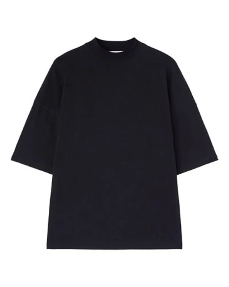 Jil Sander T-Shirt mit Rundhalsausschnitt Blue