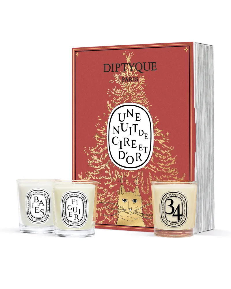 Diptyque Duftkerzen-Überraschungsgeschenkbox 3 x 35 g No