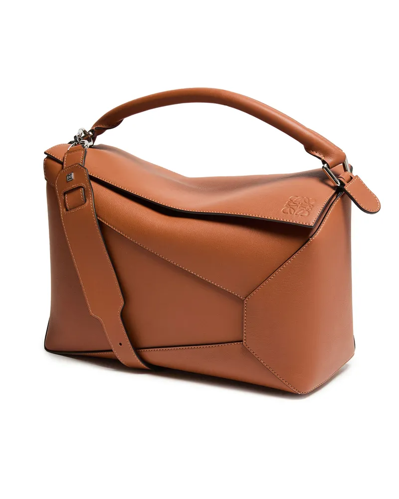 Loewe Große Tasche Puzzle Edge aus klassischem Kalbsleder 