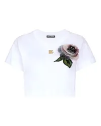 Dolce & Gabbana Kurzes Jersey-T-Shirt White