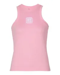 Balmain Tanktop in Retro-Optik Pink