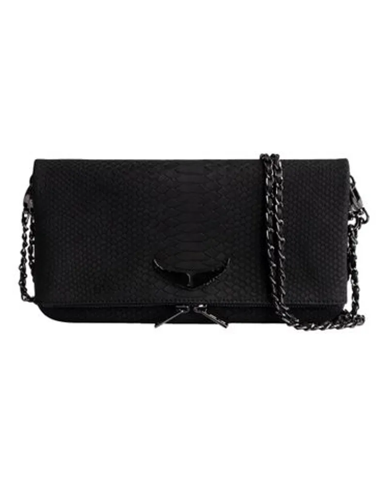 Zadig & Voltaire Clutch Rock Soft Savage Black