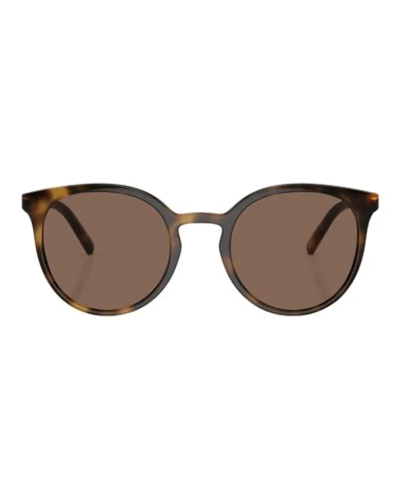 Dolce & Gabbana DG6189U Panto-Sonnenbrille Brown