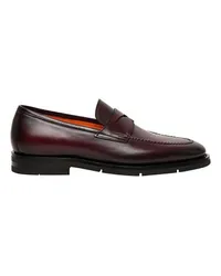 Santoni Mokassins Penny Red