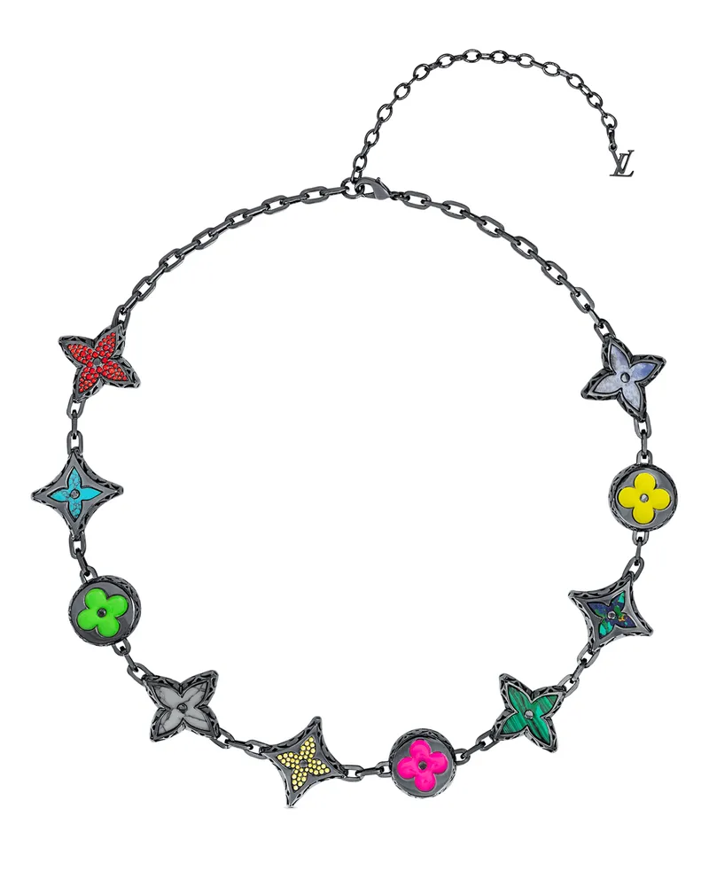 Louis Vuitton Monogram Big Party Halskette Multicolor