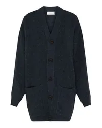 Christophe Lemaire Gefilzter Cardigan Blue