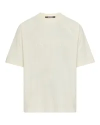 Jacquemus T-Shirt Typo Beige