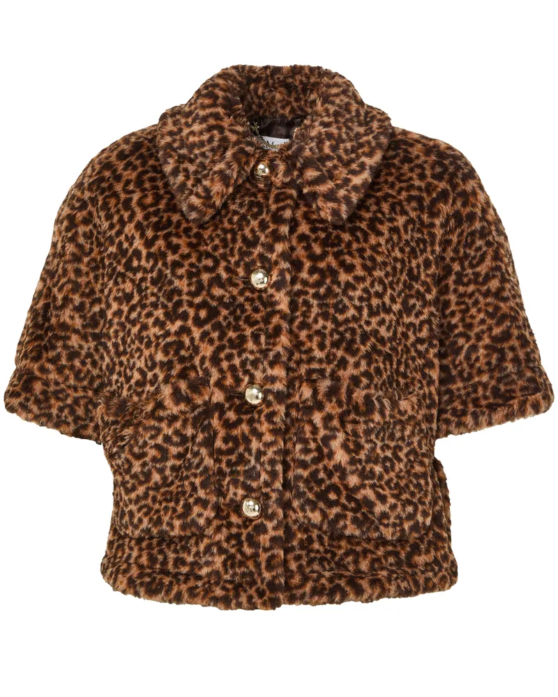 Max Mara Cape aus Tedddy-Stoff Titty 