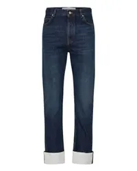 Loewe Turn-up Jeans Fisherman Blue