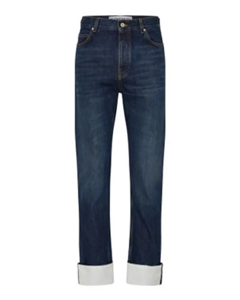 Loewe Turn-up Jeans Fisherman Blue