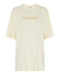 Acne Studios Logo-T-Shirt Yellow