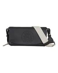 Karl Lagerfeld Pochette mit K/Kreis und Lochmuster Black