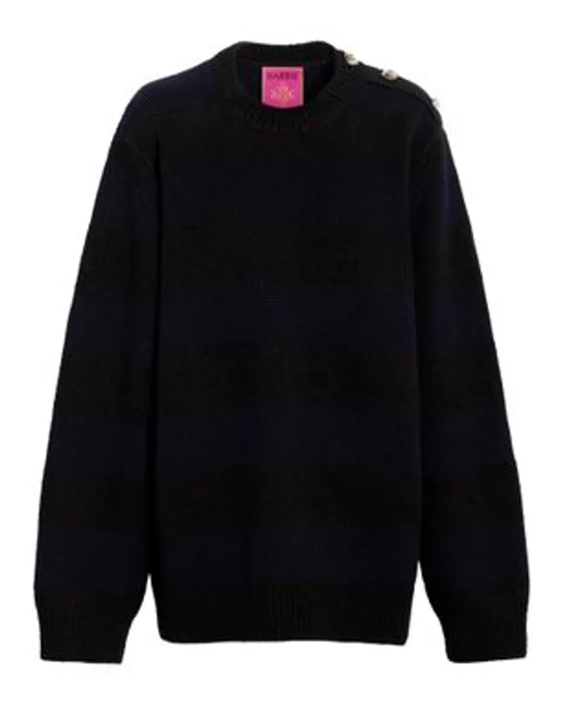 Barrie Sofia Coppola - Gestreifter Kaschmir-Pullover Black