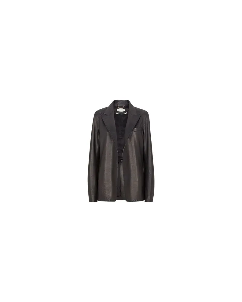 Fendi Jacke mit geradem Schnitt Black